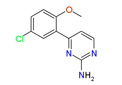 4-(5-Chloro-2-methoxyphenyl)pyrimidin-2-amine