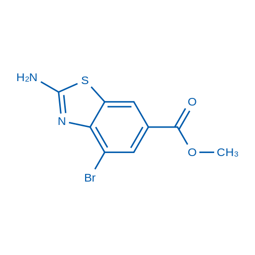 Methyl 2-amino-4-bromobenzo[d]thiazole-6-carboxylate