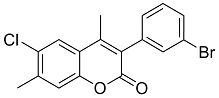 3(3’-Bromphenyl)-6-chloro-4-methylcoumarin