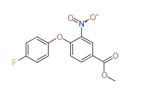 Methyl 4-(4-fluorophenoxy)-3-nitrobenzoate, 97%