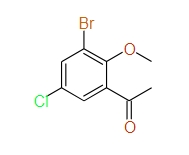 1-(3-Bromo-5-chloro-2-methoxyphenyl)ethanone